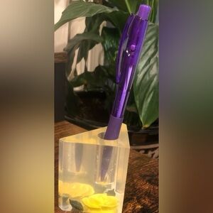 Bircraft Vintage Hand Poured & Crafted Paperweight and Pen Holder Decor